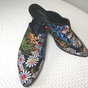 Coconuts by Matisse Cloris Mules Embroidered Clogs